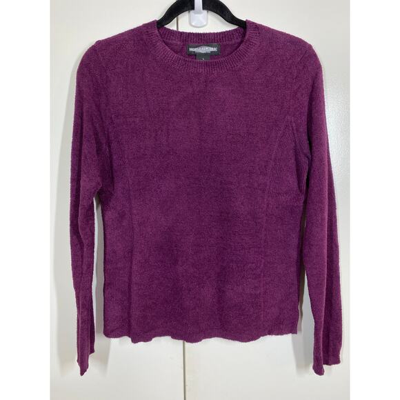 World Republic Clothing Co Plum Crew Neck Long Sleeve Sweater SM / MED - Picture 7 of 9